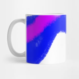 blue pink watercolor pastel abstract texture Mug